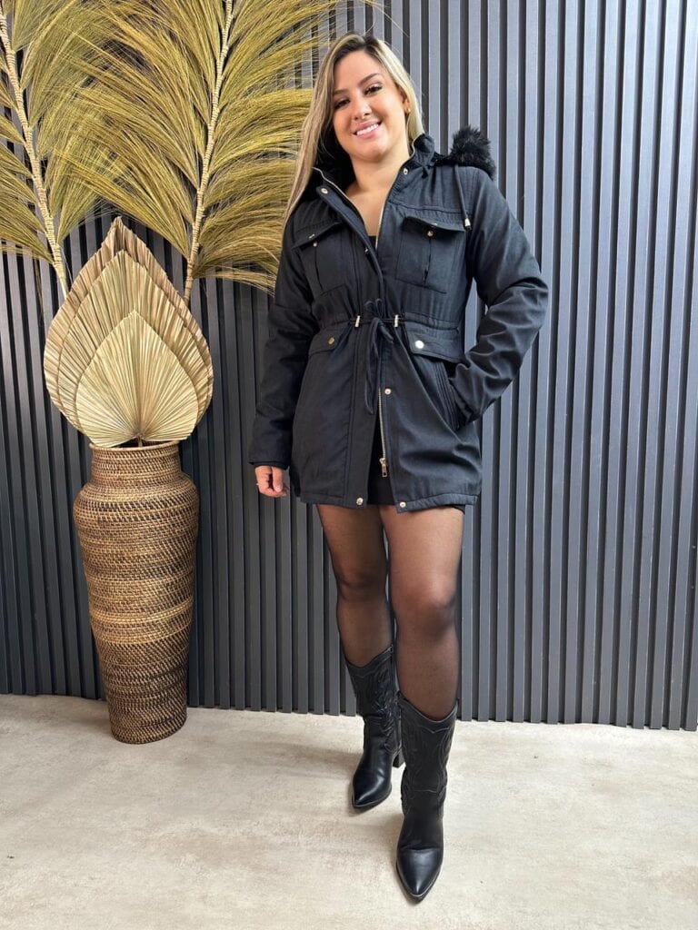 parca alice/cor preta parca alice/cor preta