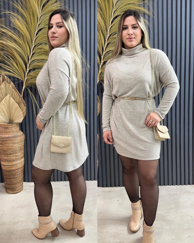 vestido elisa off white