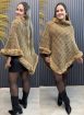 poncho marrom